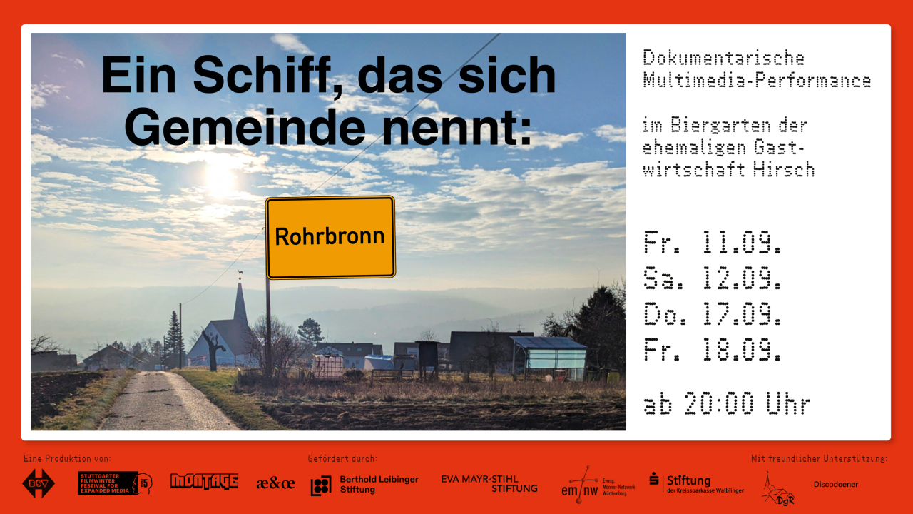 Design: Discodoener 40. Stuttgarter Filmwinter – Festival for Expanded Media